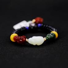 和(hé / huò)田玉大(dà)三不(bù)猴手鏈